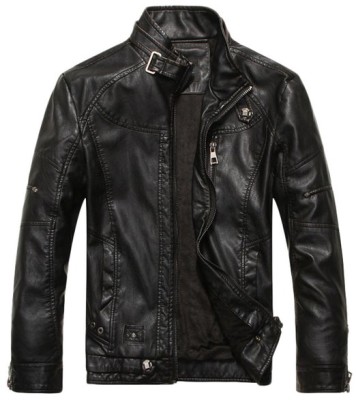 Mens faux leather jacket