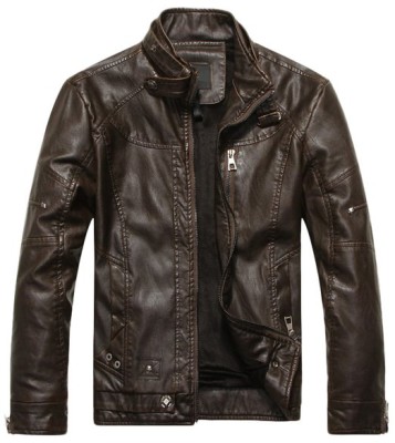 Mens Faux Leather Jacket - Mens Urban Clothing